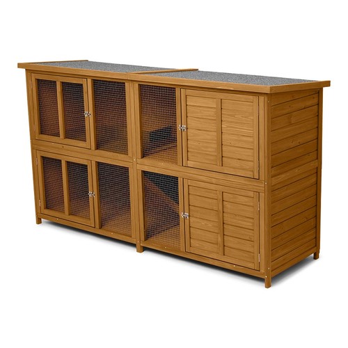 6ft wooden rabbit - 6ft, hutch