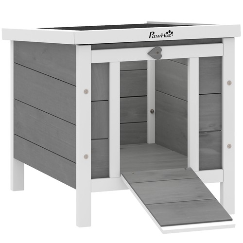 Pawhut rabbit hutch bunny - pawhut, hutch,