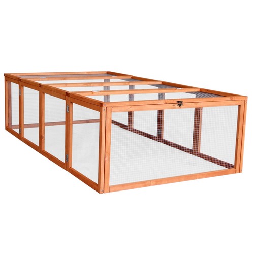 Wooden rabbit run guinea - wooden,