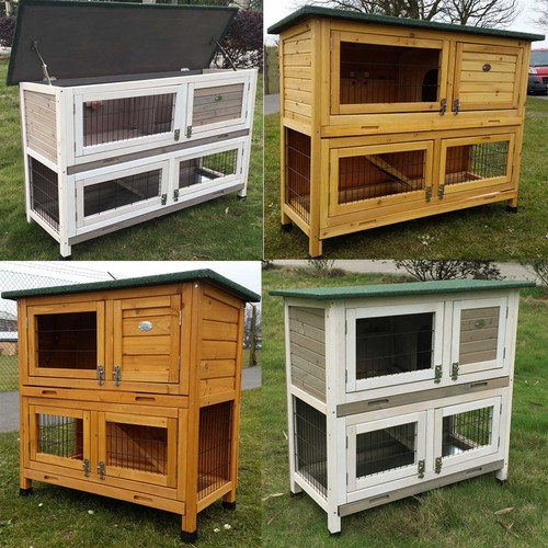 Large rabbit hutch - large,