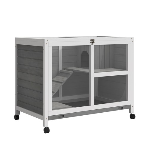 Pawhut rabbit hutch - 2, layers