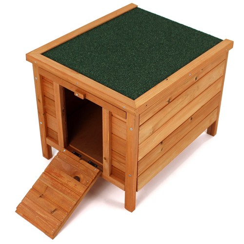 Wooden pet hide - wooden, hutch