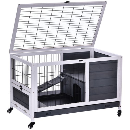 Pawhut rabbit cages - pawhut, cages,