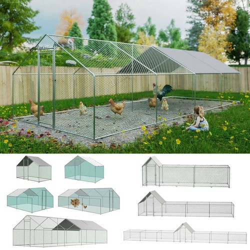 Foxhunter chicken run cage - foxhunter,
