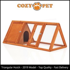 Triangular Rabbit Hutch By