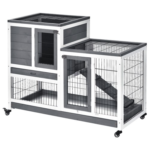 Pawhut wooden indoor - wooden,