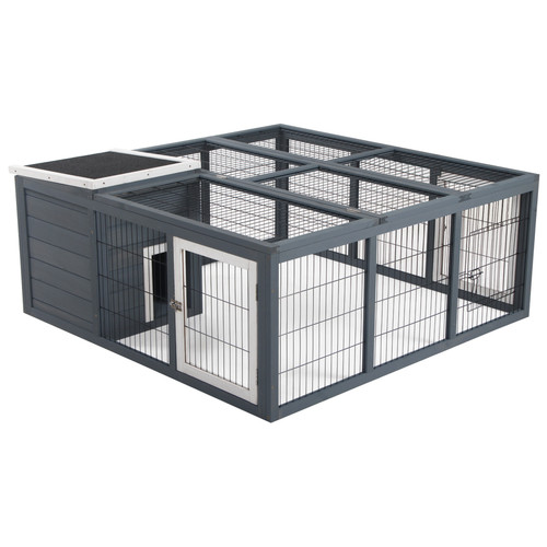 Pawhut rabbit run - rabbit,