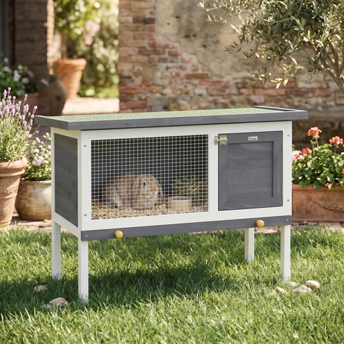 Rabbit hutch wooden bunny - hutch,,