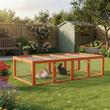 LARGE 6FT FOLDABLE RABBIT RUN