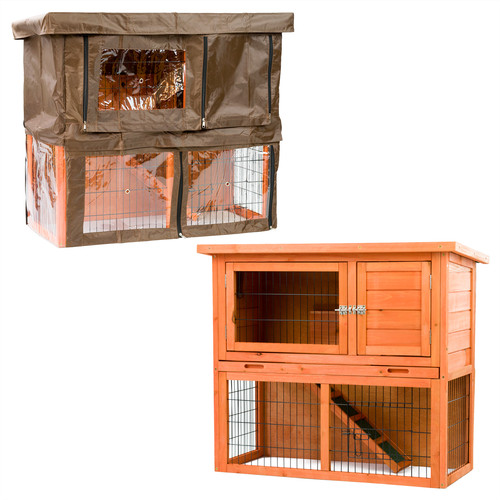 Monza rabbit hutch - hutch, outdoor